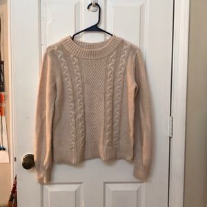 joie merino wool cable knit sweater